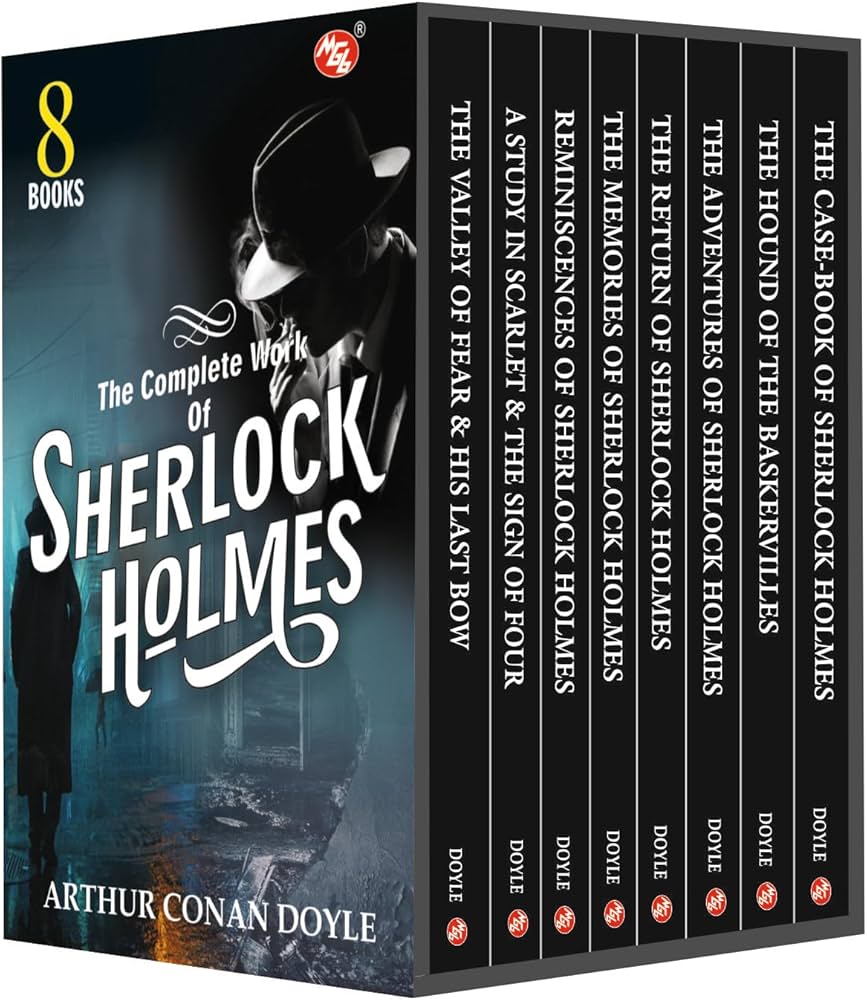 Buy The Complete Work of Sherlock Holmes - Set of 8 Books Book Buy The Complete Work of Sherlock Holmes - Set of 8 Books Book