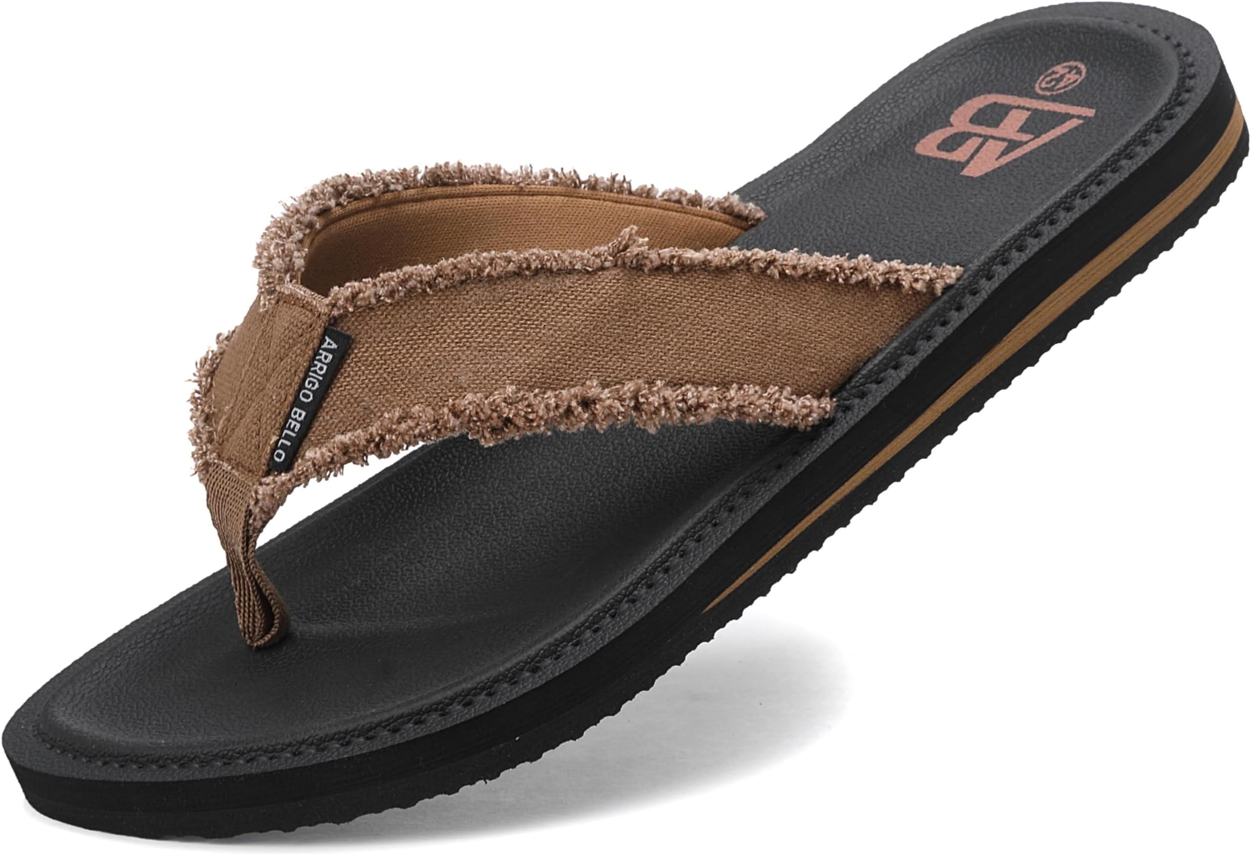Comfortable Flip Flops for Men, Summer Slides Non-Slip Lightweight for Beaches and Pools Sandals Size 7-12