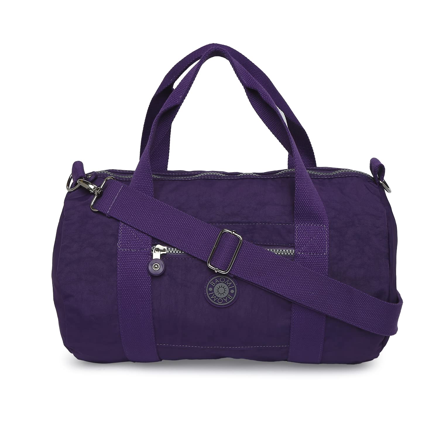 Baomi Crinkle Purple Crinkle Soft Handbag - BA-2015022007