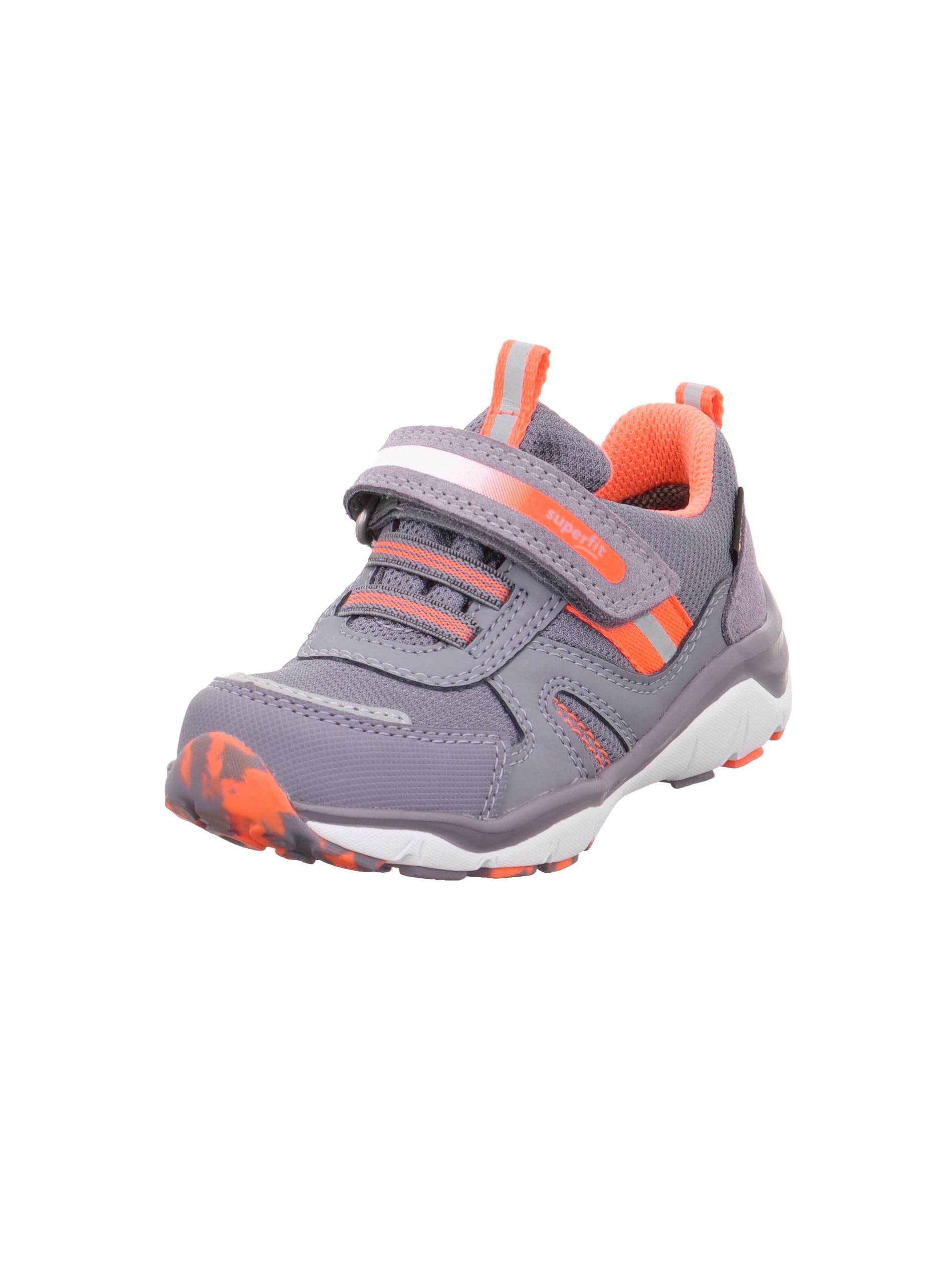 Superfit Sport5 Lightly Lined Gore-Tex Trainers, Purple Orange 8500, 4.5 UK Child