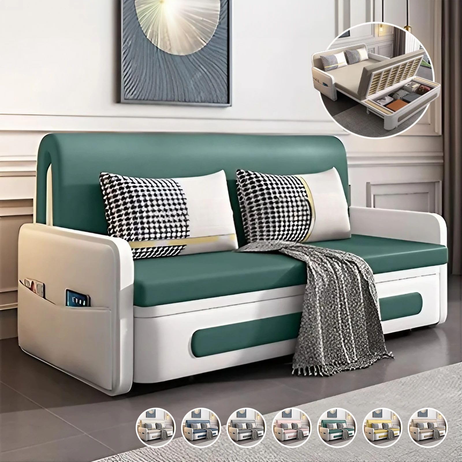 Amazon｜MUTUKI【3年保証】ソファー 2WAYソファーベッド sofa bed 1人 