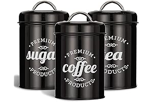 3 Piece Food Jars Canisters Sets