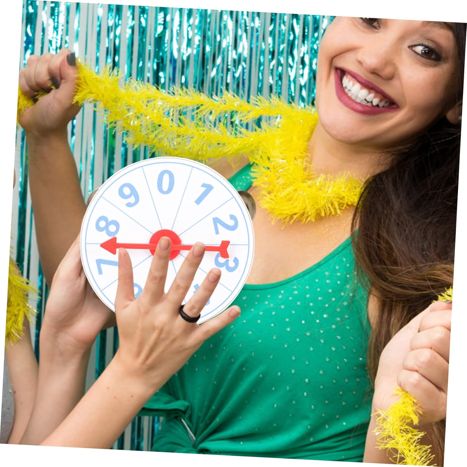 5sets 2pcs Prize Wheel Game Roulette Raffle Wheel for Parties Events Classroom Fun Smooth Rotating Game for Carnivals Holiday Gatherings 2pcs*5