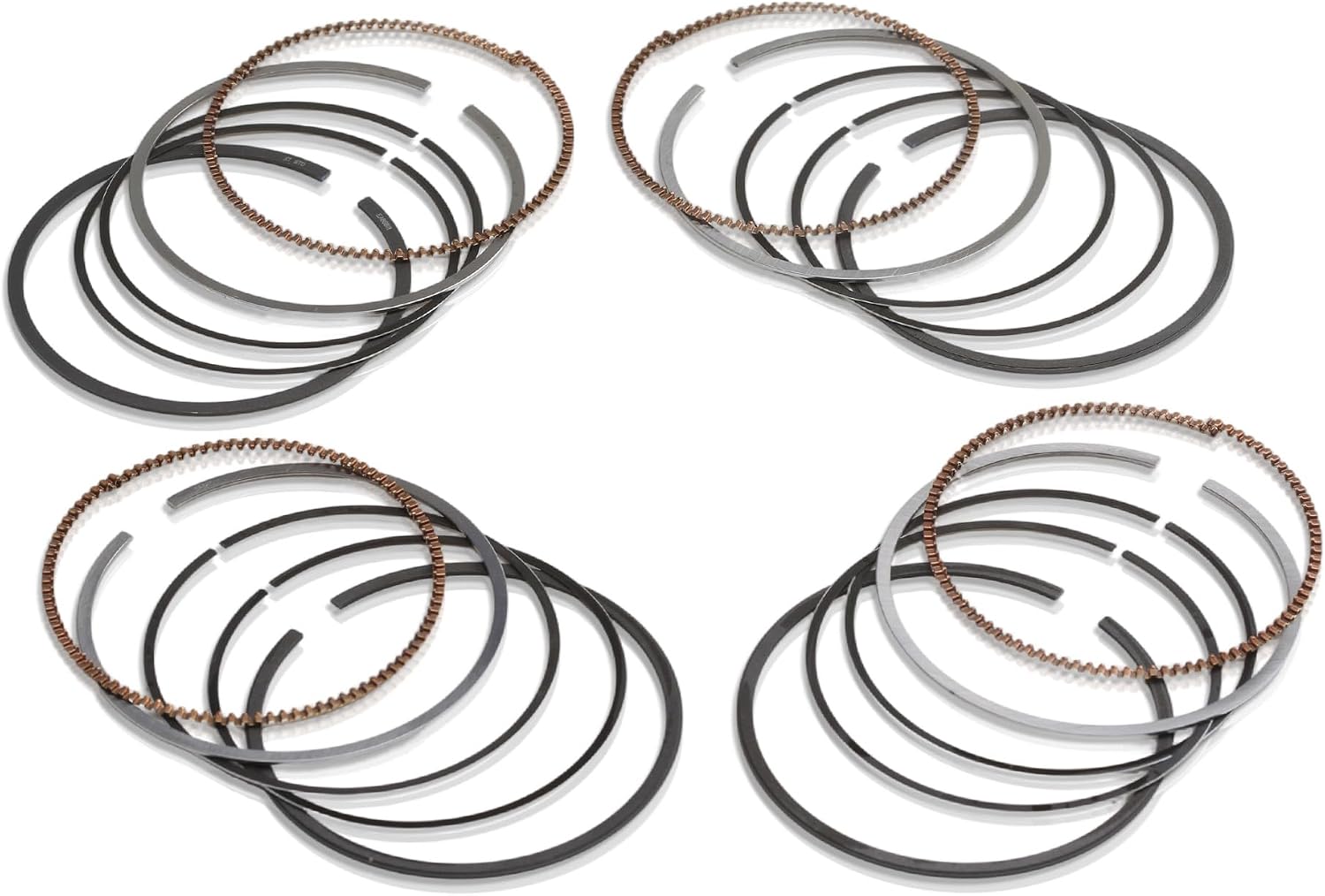 06H198151L Engine Piston Rings Set STD+0.25MM 82.5MM 1.8T 2.0T Compatible with VW Tiguan Beetle Golf Jetta GTI Eos CC Audi A3 A4 A5 A6 A8 Q3 Q5 TT Coupe S3 S4 S5