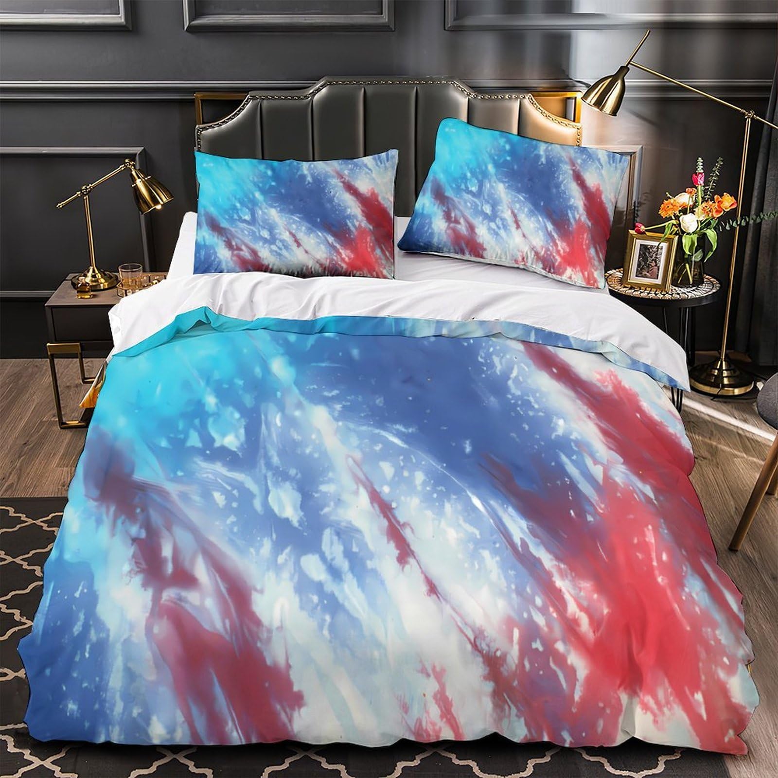 Parure de lit 260x220 cm housse de couette microfibre hypoallergique lit garçon 3D