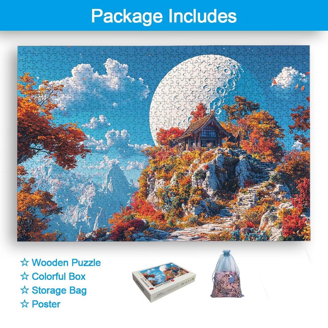 Puzzle 1000 Pezzi, Puzzle Paesaggi per Adulti, Misura: 70x50cm -2566