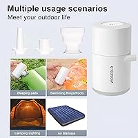 Vista 7 de Bomba de aire eléctrica al aire libre Luz de camping SOS Light Batería de litio de gran capacidad para balsa de aire cojín de aire Anillo