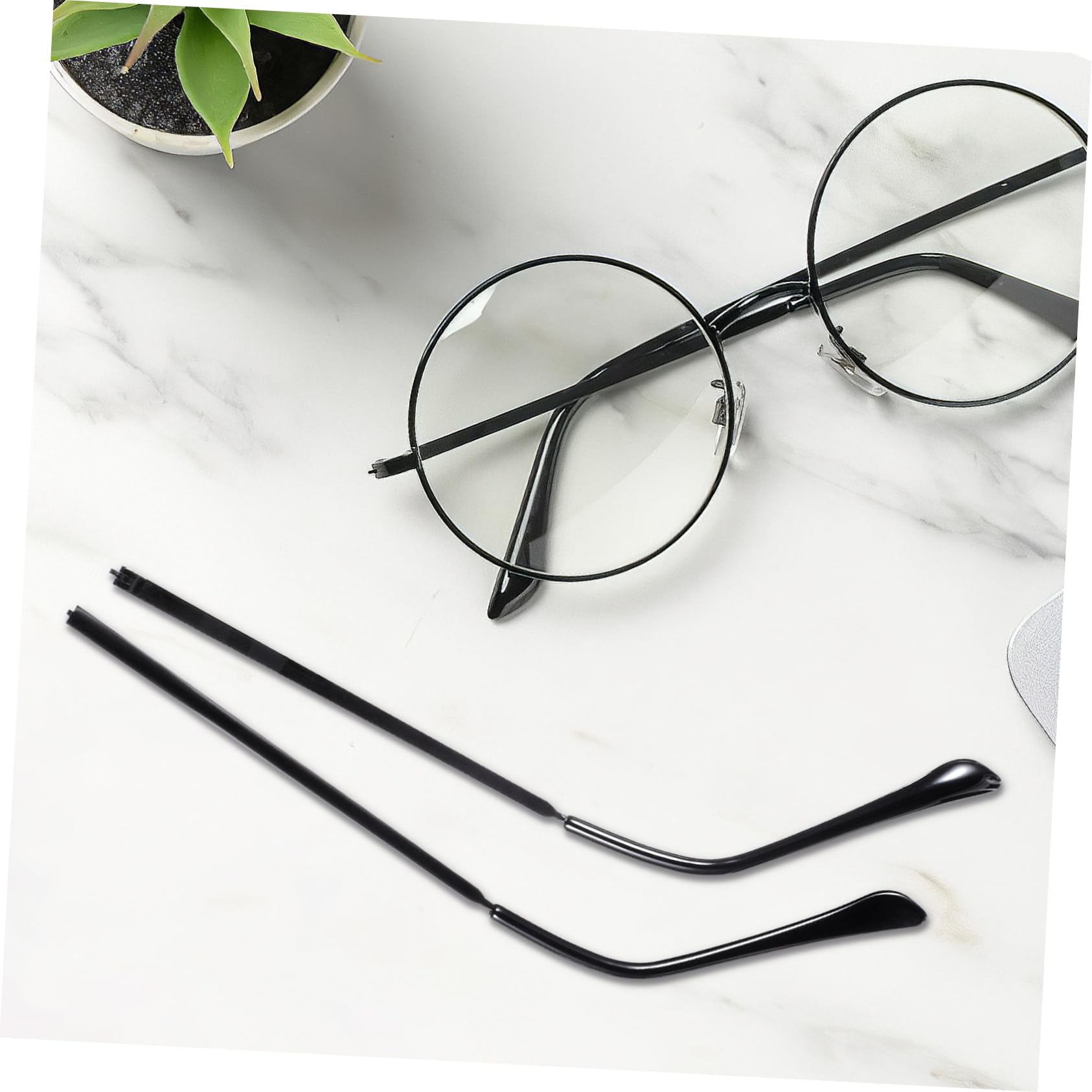 Healifty 1 Paire Jambes De Lunettes Branches De Lunettes De Soleil Bras à Pièces De Rechange Pour De Soleil Hommes Et Femmes Accessoires Charnière Métal
