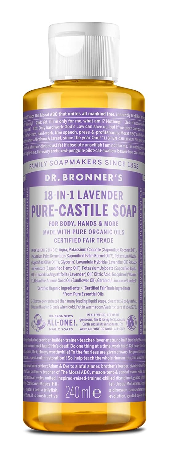 Dr. Bronner's Organic Liquid Soap Lavender 240 ml