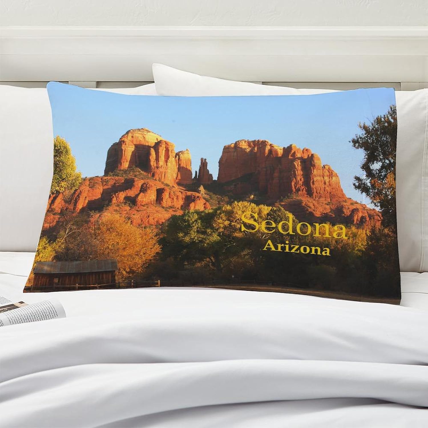 CafePress Sedona Pillow Case Standard Size Pillowcase, Lumbar Pillow Cover Microfiber