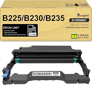 B225 B230 B235 Drum Unit Replacement for Xerox 013R00691 Imaging Unit High Yield Works with B225 B225DNI B230 B230DNI B235 B235DNI Printer Drum Cartridge (1-Pack, 12,500 Pages)