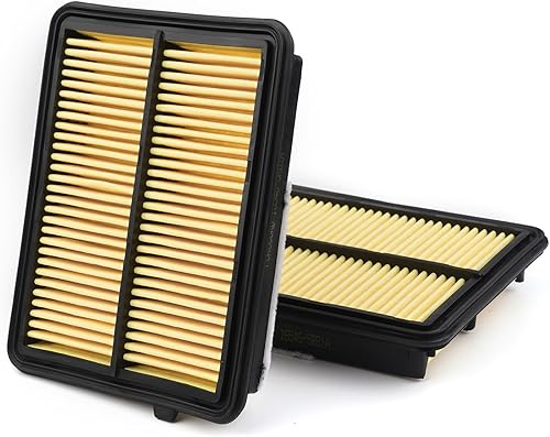 Forccord Paquete de 2 filtros de aire de motor para Nissan Kicks 1.6L 2018-2021, Versa 1.6L 2020 Reemplazo de filtro de aire 16546-5RB1A accesorios Forccord Paquete de 2 filtros de aire de motor para Nissan Kicks 1.6L 2018-2021, Versa 1.6L 2020 Reemplazo de filtro de aire 16546-5RB1A accesorios