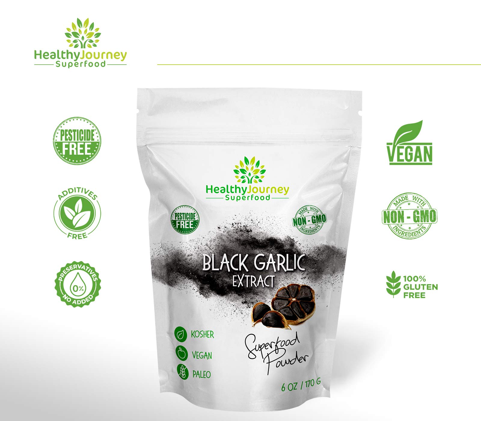 Amazon.com: Black Garlic Extract Powder by HealthyJourney