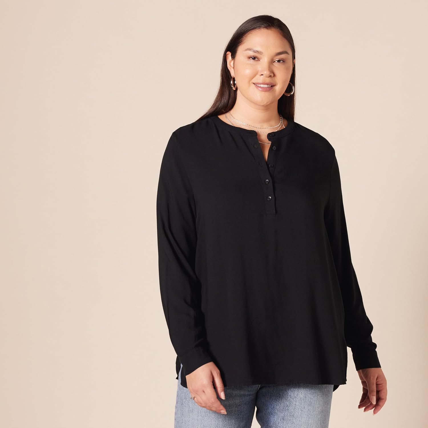 Amazon Essentials Women's Long-Sleeve Woven Blouse - Image 6