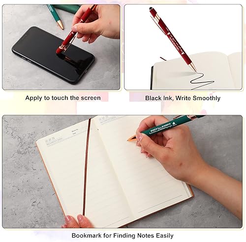 Miniatura 4 de Crtiin 60 cuadernos cristianos a granel religiosos con bolígrafo motivacional, versículo bíblico, diario de oración de cuero para iglesia, escuela