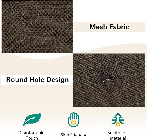 Miniatura 5 de baibu Cojines de taburete de bar, súper transpirables, redondos, para taburete, color marrón, 12 pulgadas, solo un cojín