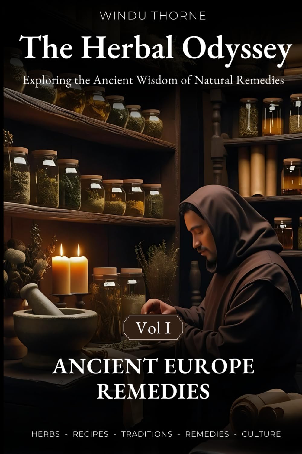 The Herbal Odyssey: Volume I - Ancient Europe: Exploring the Ancient Wisdom of Natural Remedies. DIY herbal infusions, Traditional Healing Recipes, Home Apothecary, Herbalism History.