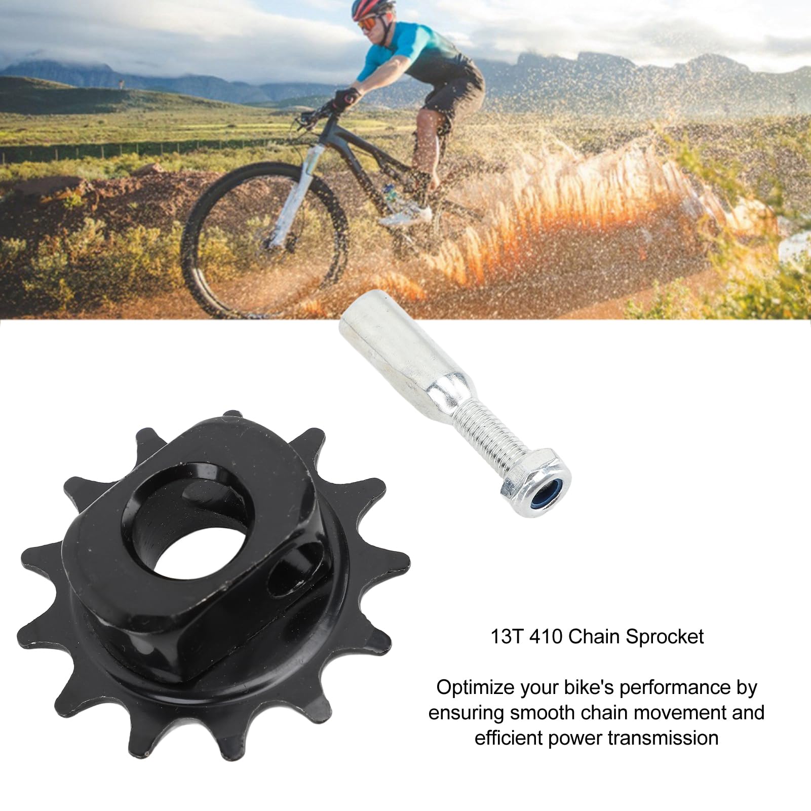 Cikonielf Roue De Chaîne De Pignon Pignon De Chaîne 428 9T Pignon De