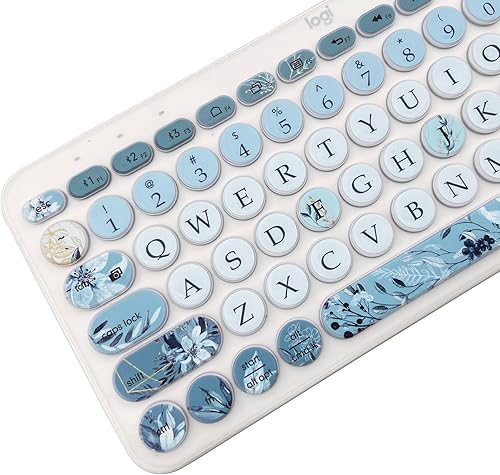 Vista 21 de Funda de silicona para teclado Logitech K380/Pebble Keys 2 K380s Multi-Device Keyboard, Flamingo Flamenco