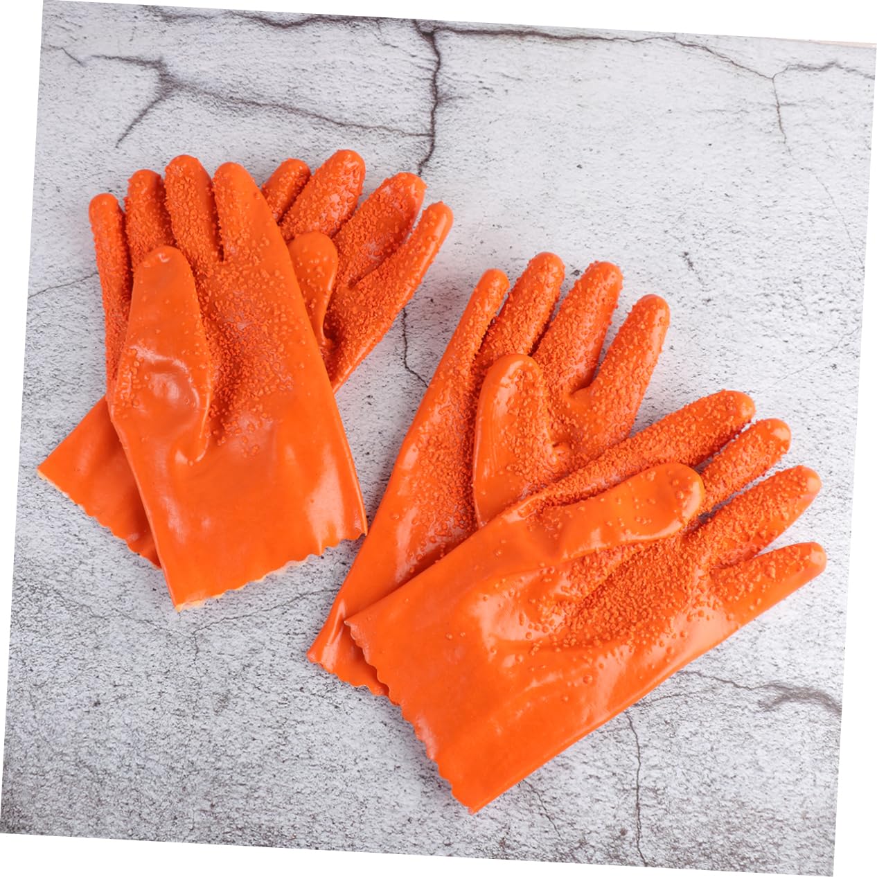 BESPORTBLE 2-pack Skidproof Bump Grain Fishing Gloves Non-slip Waterproof Gloves Fishbone Protection for Adults Indoor