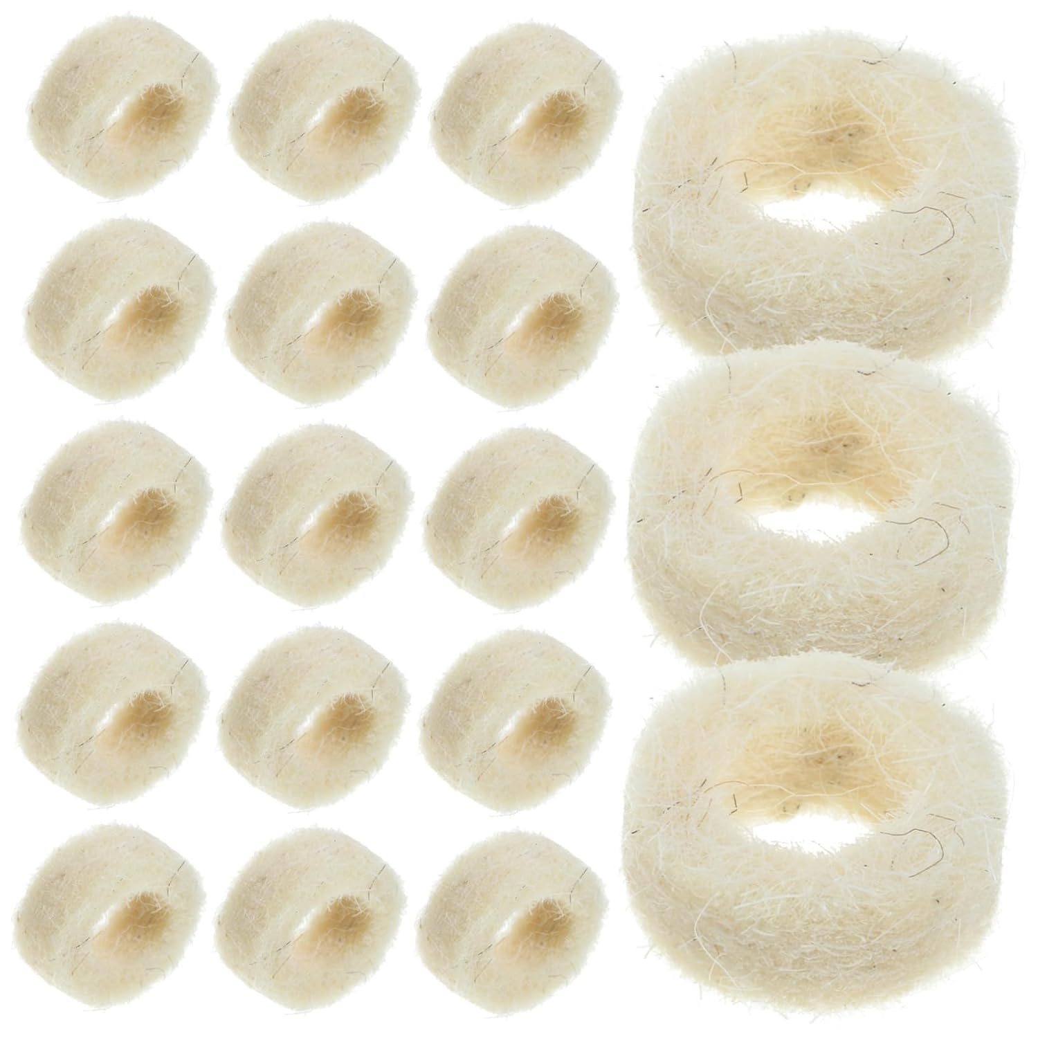 100pcs High Density Felt Washers Oil Washer Replacement Pads for Mechanical Sealing Gasket for Pumps Motors Equipment Oil Absorption