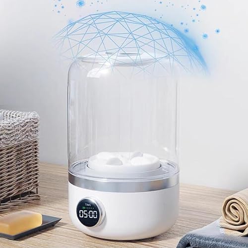 Miniatura 2 de Portable Cordless Washing Machine, Rechargeable Mini Washer for Baby Clothes, Socks & Small Garments, Ideal for Apartments & Camping, Compact &