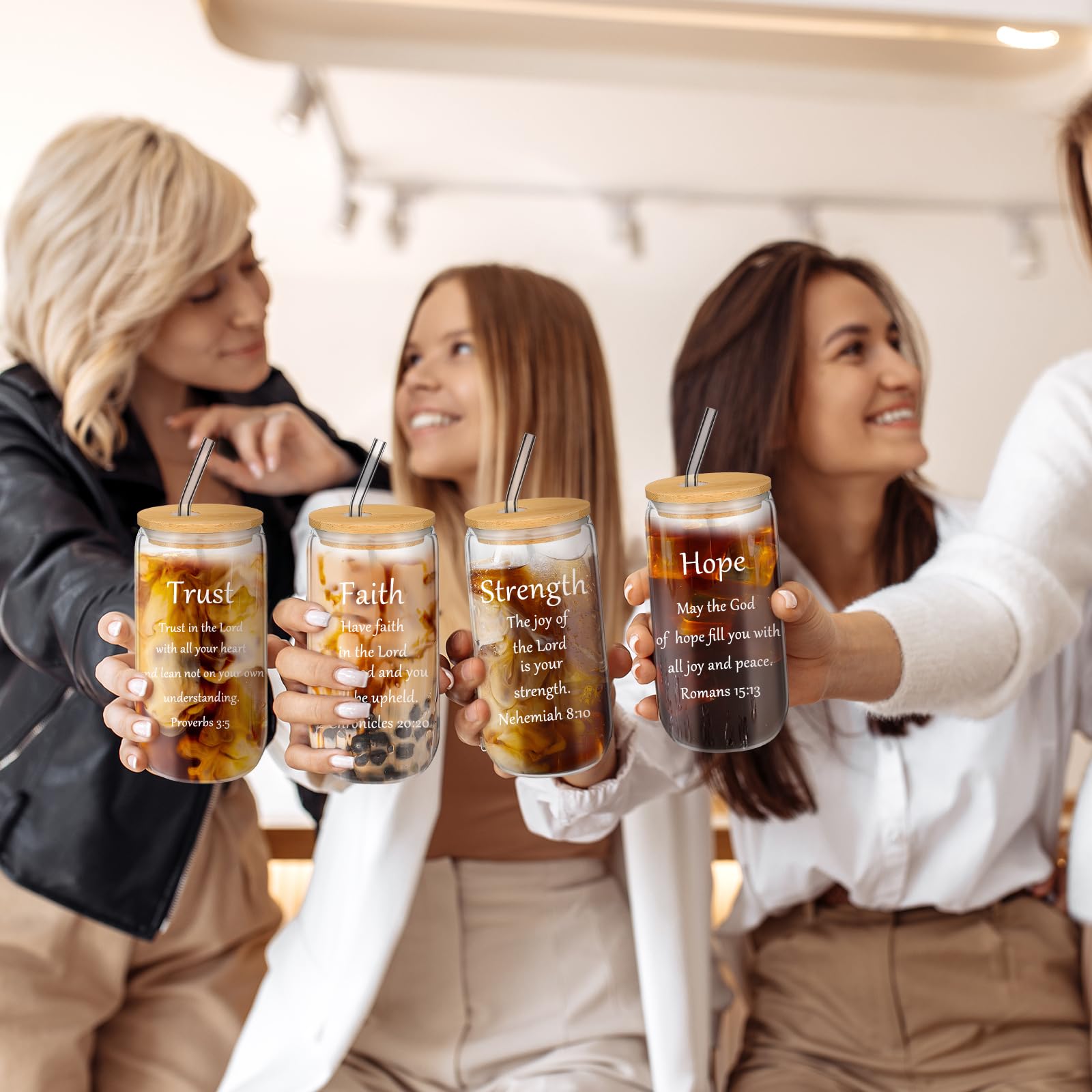6 Christliche Geschenk-Sets Für Frauen – Becher, Kosmetiktasche & Spiegel