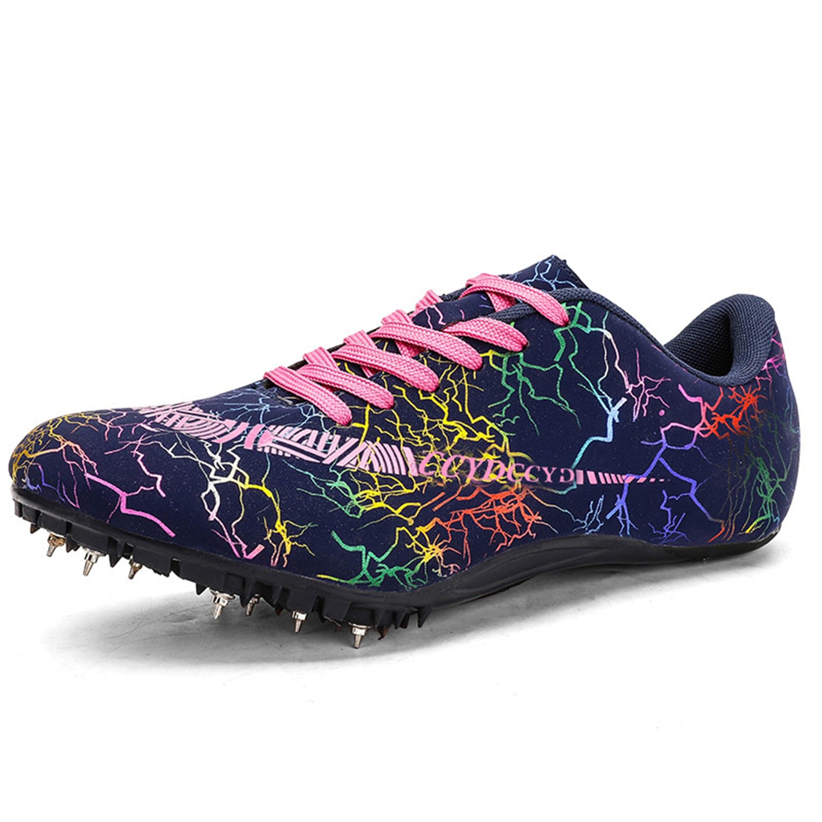 Zapatillas De Atletismo con Clavos,Unisex Zapatos de Atletismo Antideslizantes Juveniles,Zapatillas De Pista Y Campo para Hombre