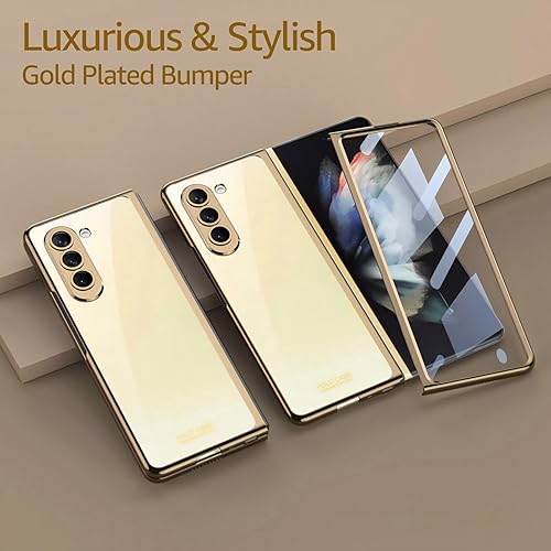 Miniatura 6 de Funda para Samsung Galaxy Z Fold 5 Funda transparente con protector de pantalla, transparente, transparente, transparente, delgada, policarbonato