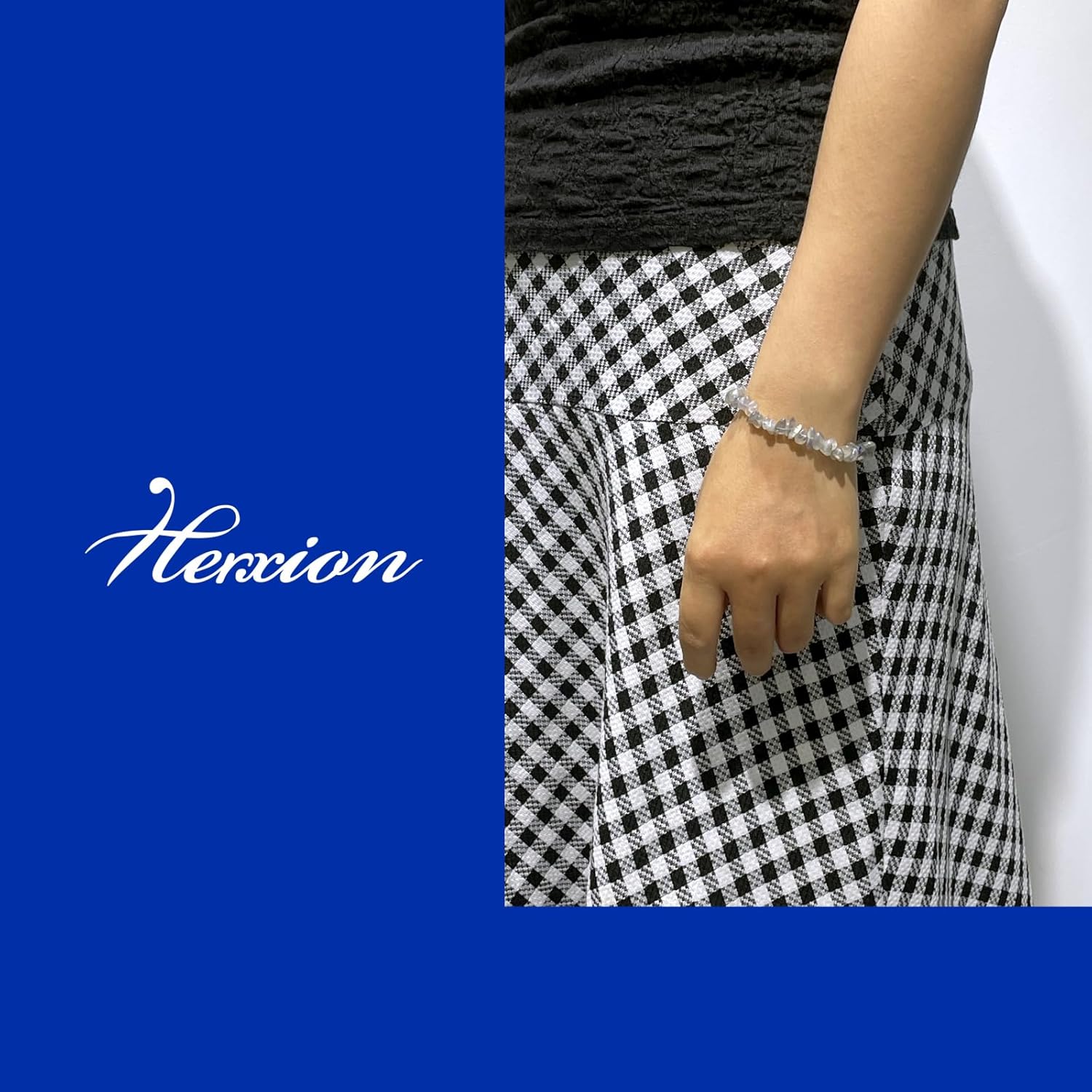 Bracelet for Women & Men- Natural Gemstone Raw Beads Stretch Bracelet, Irregular Chips Healing Crystal Jewelry. Anxiety Relief for Stress & Negative Energy Protection. Labradorite. - Image 5