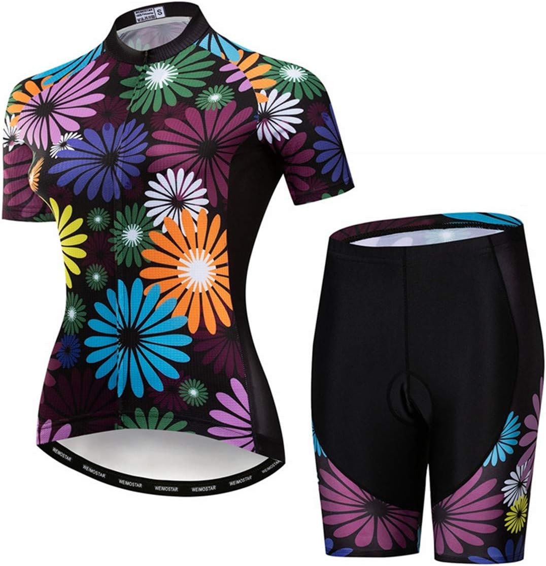 Completo Ciclismo Donna - Maglia Riflettente + Pantaloncini Imbottiti 5D, Taglie S-3XL - Foto 9