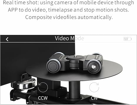 KONOVA Motorized 360 Rotating Spinner Platform Camera Rig for 360 Product Shot