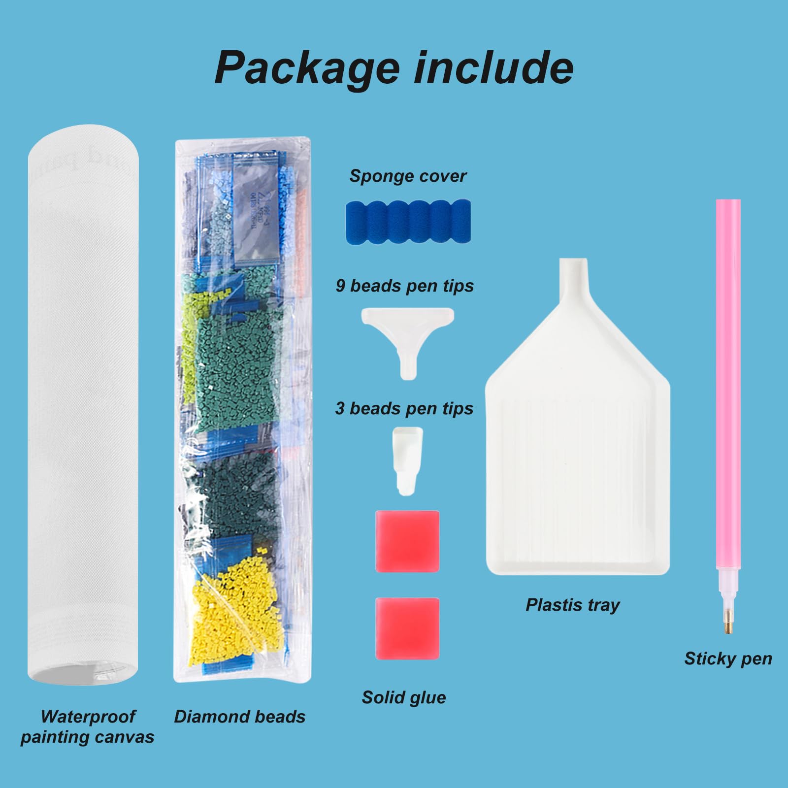 Acudotr Diamond Painting Set – 5D Frosch-Motiv, 30x30 Cm, DIY Mit Extra Diamanten