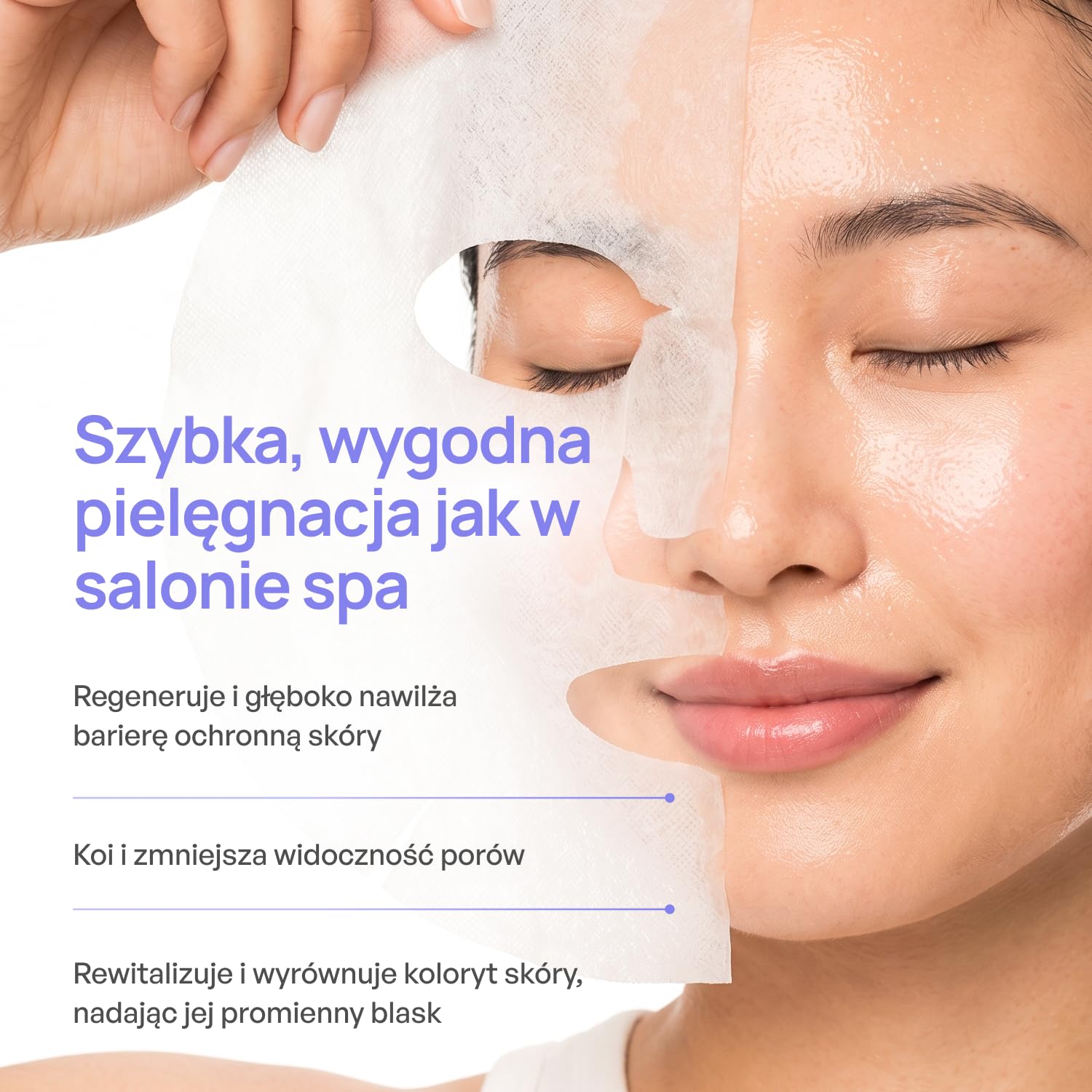PLANTIFIQUE Maska w płachcie Collagen Boost 5 Pack – Maska przeciwstarzeniowa z kolagenem, Q10 i jagodami – koreańska pielęgnacja skóry dla gładkiego i zrewitalizowanego wyglądu