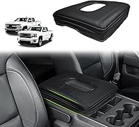Vista 99 de Muslogy Funda para reposabrazos de consola central apta para Chevy Silverado/Tahoe y GMC Sierra/Yukon 2007-2013, cómoda almohadilla