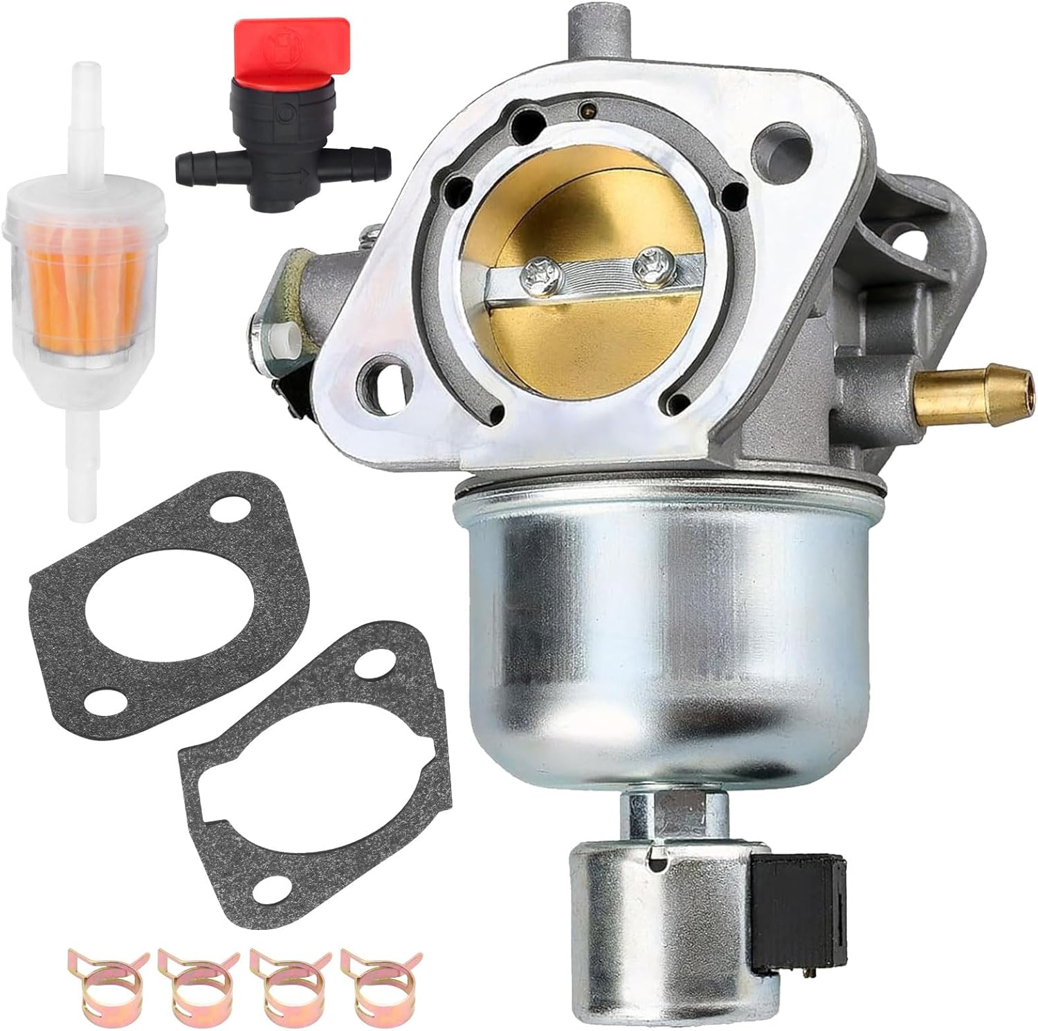 Karbay Carburetor for Kawasaki 15004-0984 Specific FR730V FS730V FR691V FS691V FR651V FS651V Engine Mower, Replaces 15004-0826 15004-0985 15004-0986 15004-0828 15004-0829