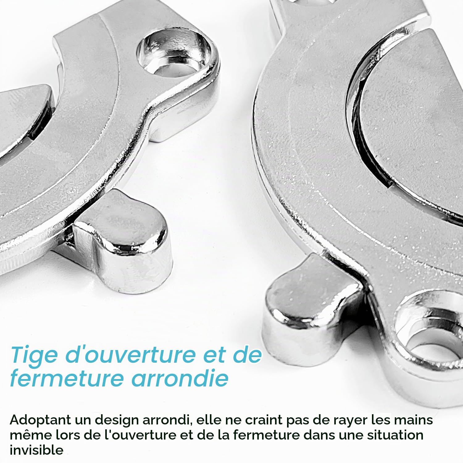 4 Pièces Connecteurs de Table en Alliage de Zinc, Connecteurs de Plans de Travail, Connecteurs de Plateaux de Table, Connecteurs de Table, Connecteurs de Plaques, Idéaux pour Bureau et Maison