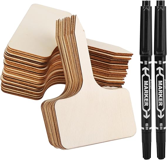 100 Etichette Da Giardino Impermeabili - Segnapianti A Forma Di T Per Orto E Piante - Foto 7