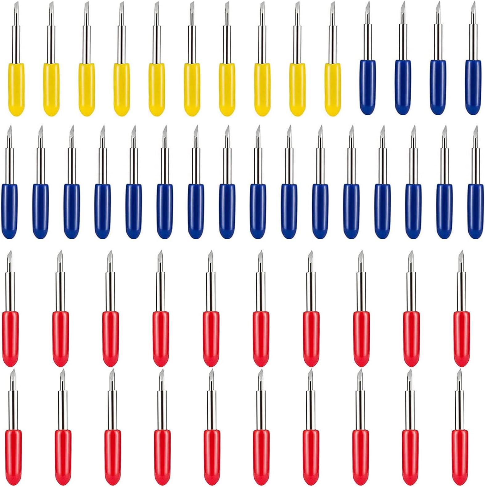 50PCS Cutting Blades for Cricut Maker,Plotter Blades Deep Cut Blade