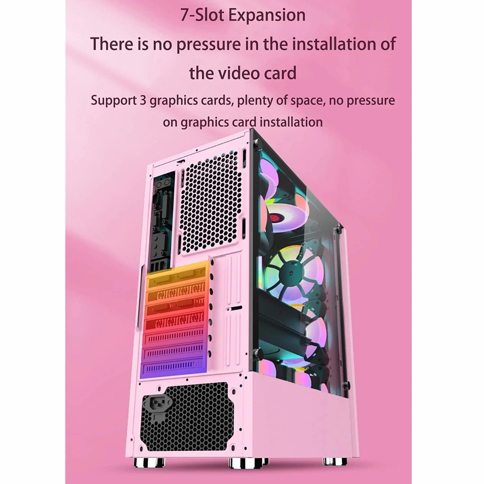 Amazon.co.jp: コンピュータケース デスクトップコンピュータケース