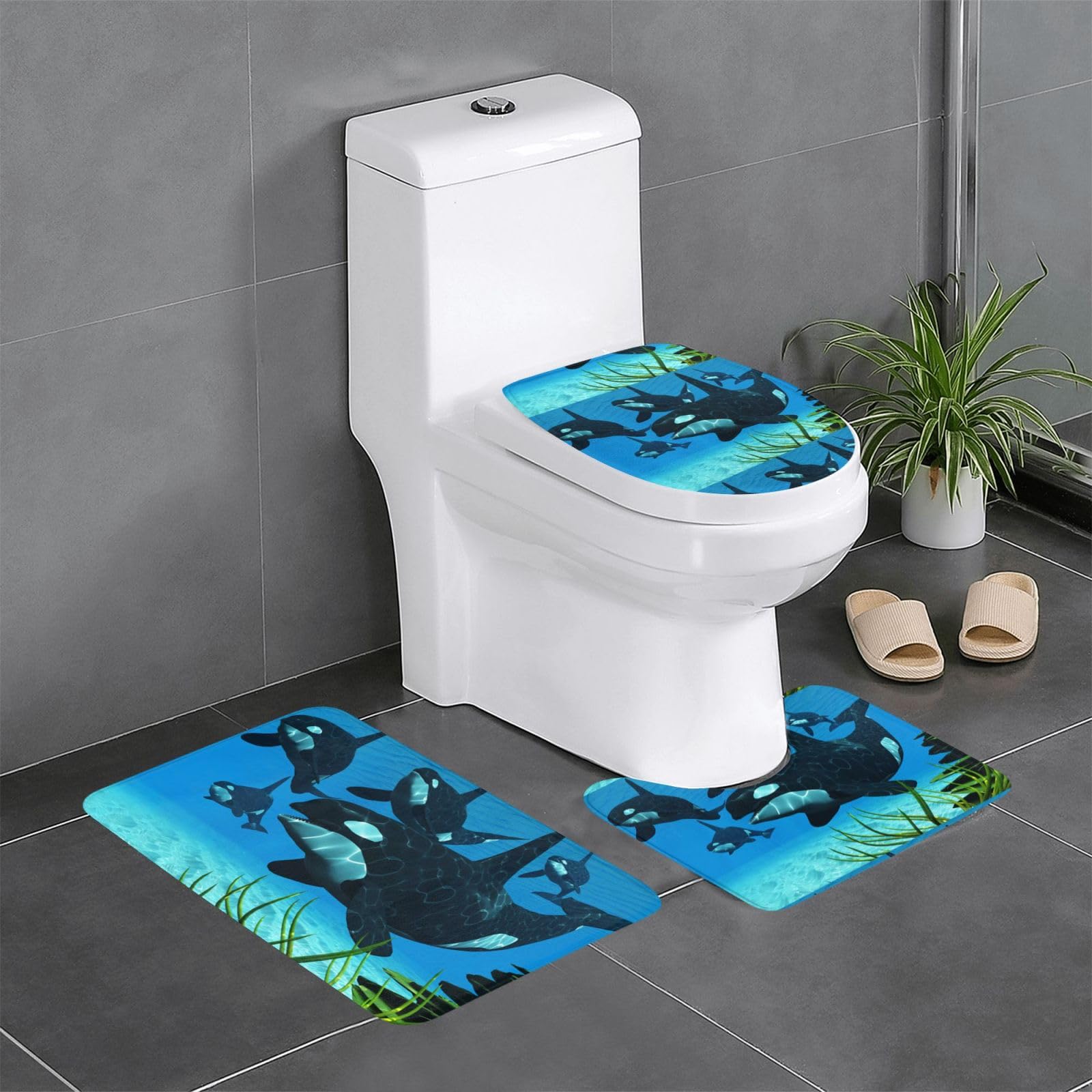 Tapis de sol en flanelle personnalisé pour habiller votre cuisine et votre salle de bain