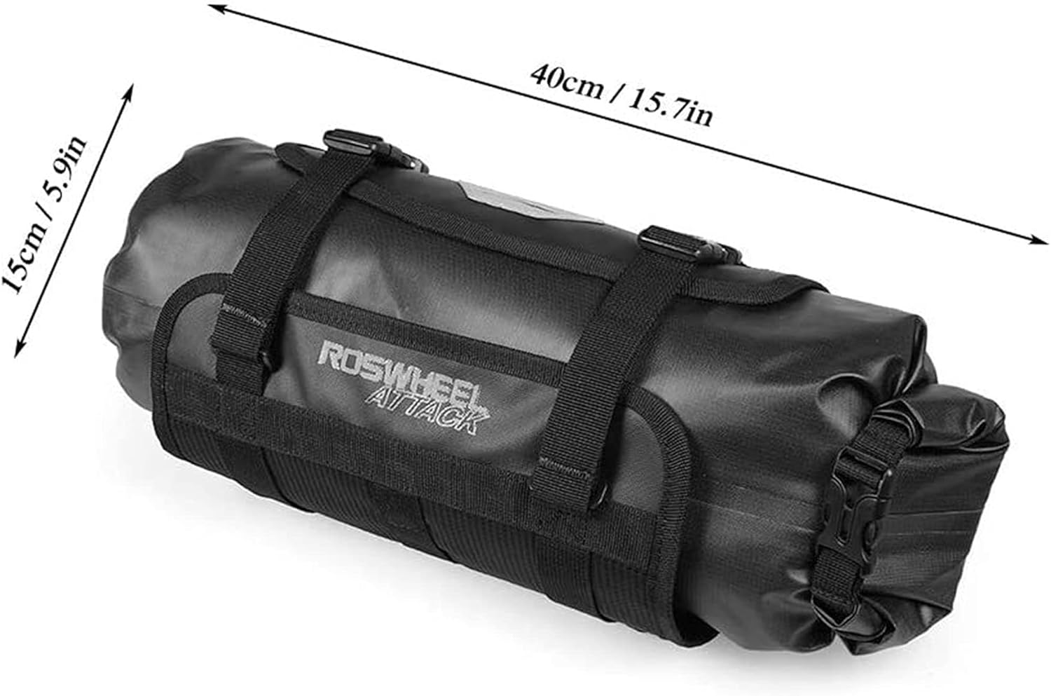 Mountain Bike Bicycle Bag Storage Bag Front Bag Cycling Bag Bicycle Handlebar Bag(2 Pcs)