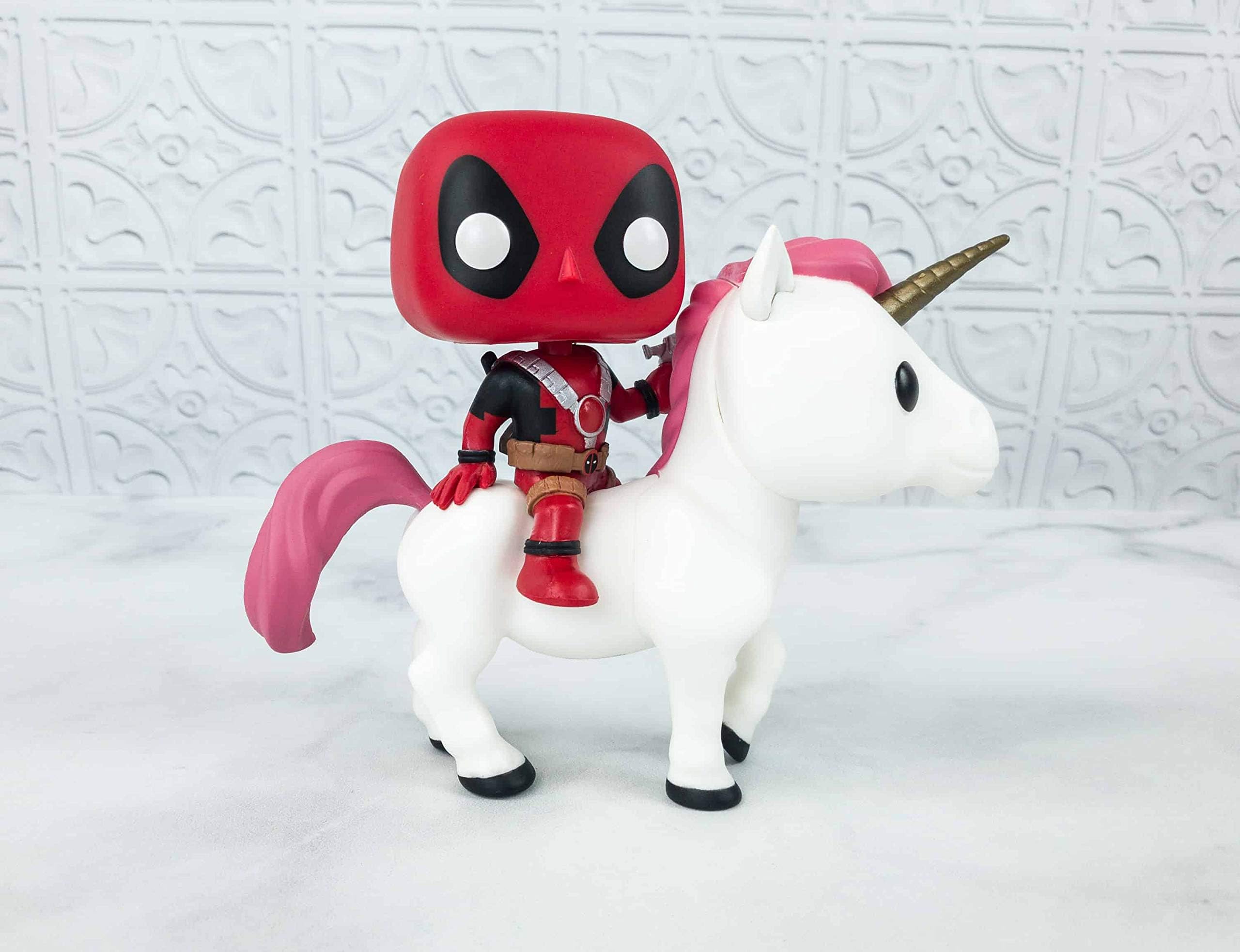 Amazon.com: Marvel Funko POP! Rides Deadpool on Unicorn Exclusive 