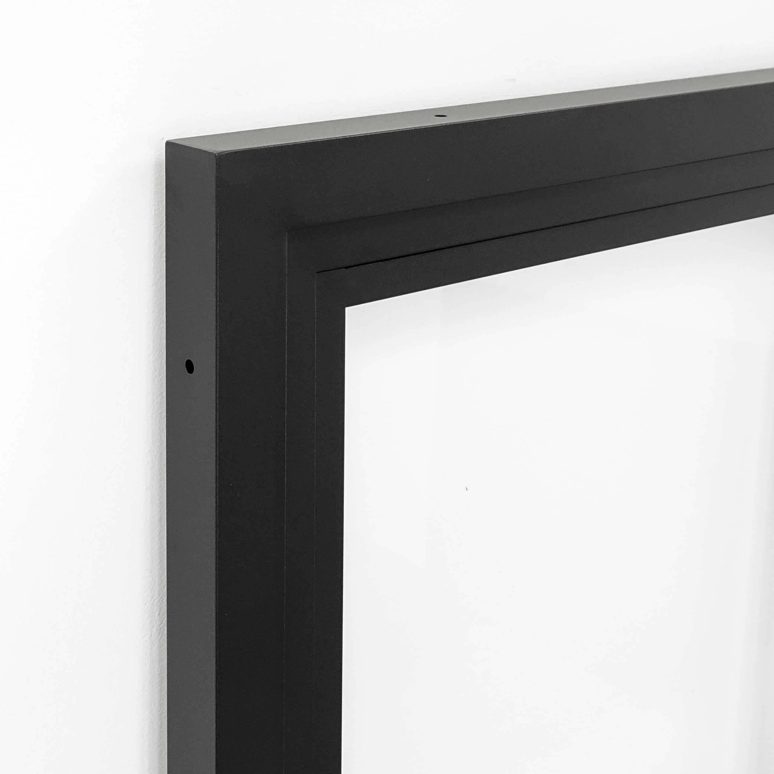 Loft-Glastüren innen Türenset mit Griff für Büro, Bad, Kleiderschrank, Speisekammer Akron (Transparentes Glas, rechts) 90x200 cm