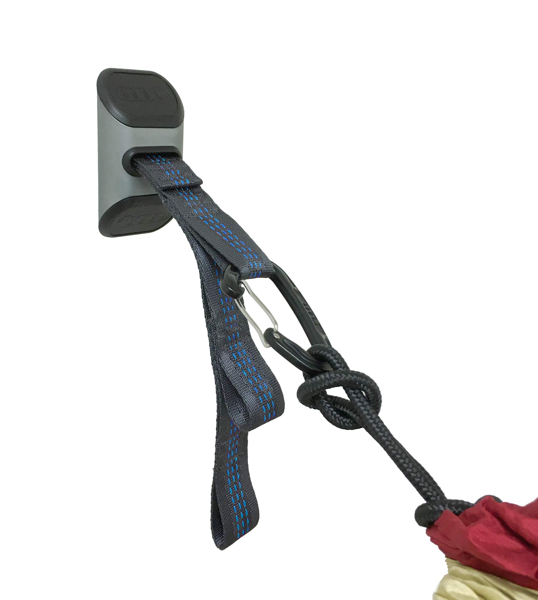 ENO, Eagles Nest Outfitters Deluxe Hammock Hanging Kit, Take Your Hammock Inside, Charcoal