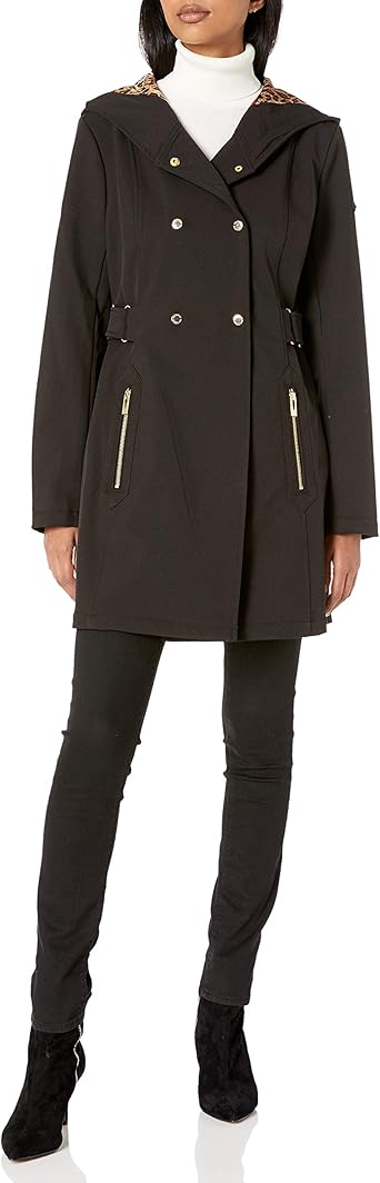 Via spiga hooded soft shell coat Outlet