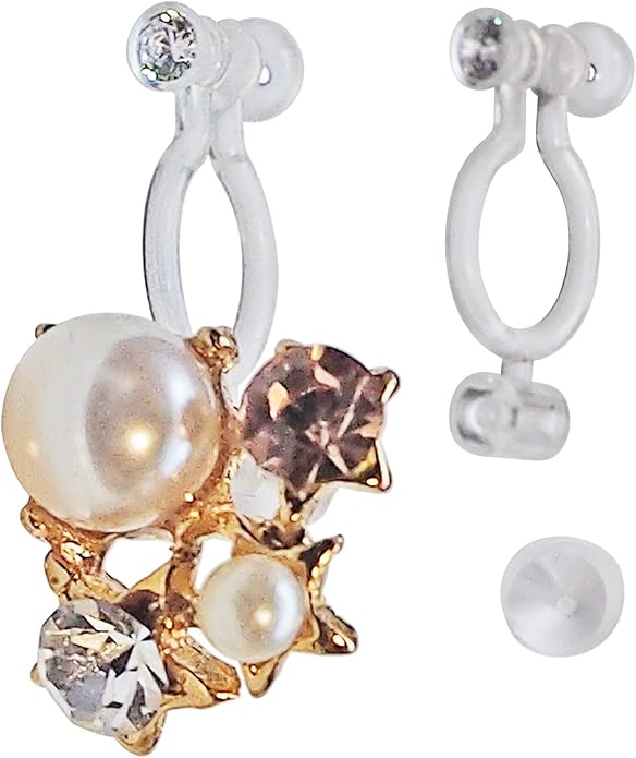 Comfortable Pierced Look Invisible Clip On Earring