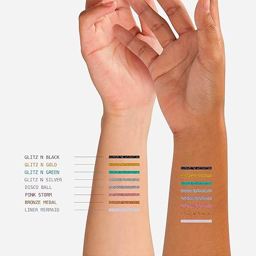 Miniatura 6 de Ruby Kisses Delineador de ojos Eye Bling Glitz N' Black