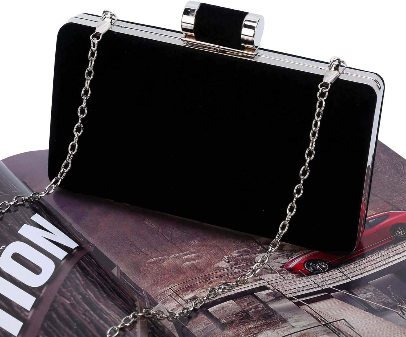 Selighting Elegant Velvet Clutch Evening Bags for Women Formal Wedding Party Clutch Purse Prom Cocktail Handbags - Image 7