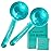 MontBeauty Ice Globes for Face, Freezer Safe and Highly Effective Facial Globes for Daily Beauty Routines, Face Roller to Tighten Skin, Reduce Puffiness, Enhance Circulation and Complexion (Blue)